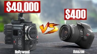 Hollywood Movie Camera vs Amazon Best Selling Camera | $40,000 vs $400 Cinema Test