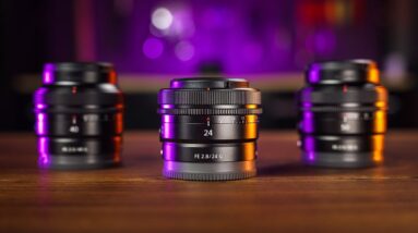 Sony TINY Full-Frame G Lenses - 24mm f2.8, 40mm f2.5, & 50mm f2.5 Review