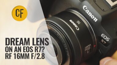 Dream lens for the R7? Canon RF 16mm test on APS-C