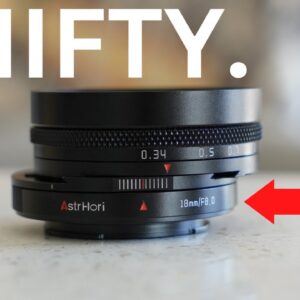 This is a Weird Lens. Astrhori 18mm F8 Review