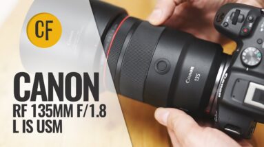 Canon RF 135mm f/1.8 'L' IS USM lens review