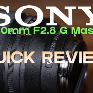 Sony FE 24-70mm F2.8 GM II Quick Review:   The Gold Standard