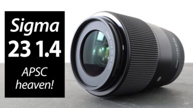 Sigma 23mm f1.4 DC DN REVIEW vs Sony 24mm f1.8