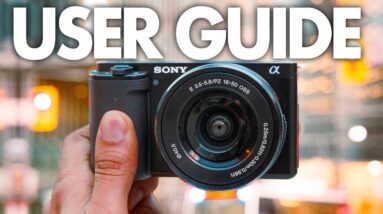 Sony ZV E10 Tutorial For Beginners - How To Setup Your New Camera
