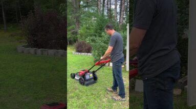 Can the Milwaukee M18 FUEL Lawnmower mow 2/3rds Acre on a charge? #shorts