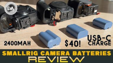 SmallRig Camera Batteries for Canon, Sony & Fuji Review | Large  2400 mAh + USB-C Charging