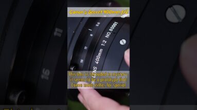 Canon's greatest secret: experimental 400mm f/2 lens