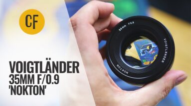Voigtländer 35mm f/0.9 'Nokton' lens review (Fuji X)