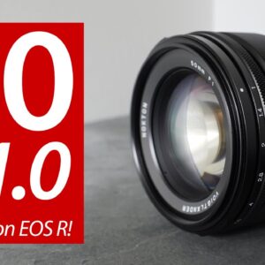 Voigtlander 50mm f1 Nokton REVIEW for Canon EOS R!