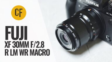 Fuji XF 30mm f/2.8 R LM WR Macro lens review
