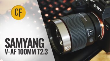 Samyang V-AF 100mm T2.3 FE lens review
