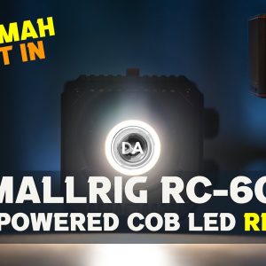 SmallRig RC-60B Self-Powered COB LED Light Review - 3400maH Built In!