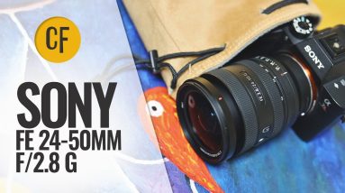 Sony FE 24-50mm f/2.8 'G' lens review
