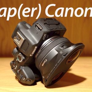 Canon RF-S 3.9mm DUAL-FISHEYE for 3D and VR first looks