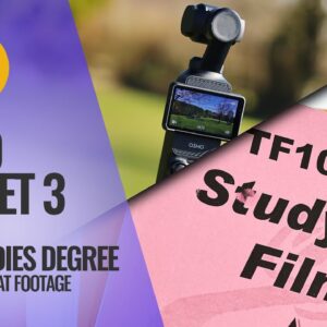Osmo Pocket 3 meets Film Studies Degree: 7 Tips for better footage