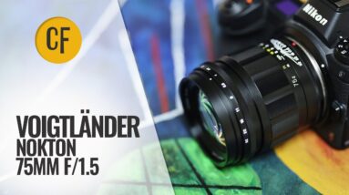 Voigtländer 'Nokton' 75mm f/1.5 lens review