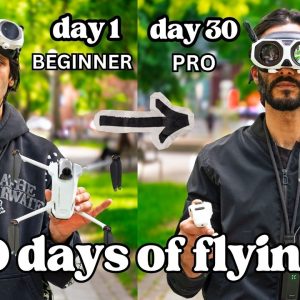 30 Days. 50 Flights. 1 Shot. (My First Drone Ever)