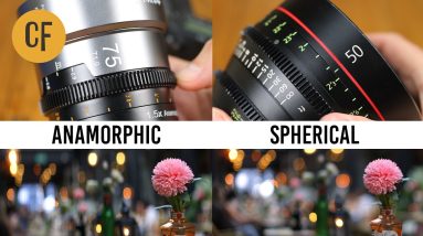 Sirui 75mm T1.9 vs Canon CN-E 50mm T1.3 - anamorphic vs spherical!
