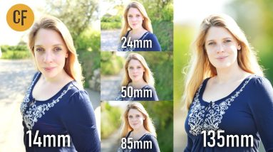 Extreme f/1.4 portraits at 5 different focal lengths: 14mm to 135mm